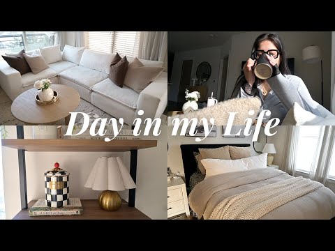 slow morning routine, bedding refresh, deep cleaning my sofa, new home decor, healthy muffin recipe