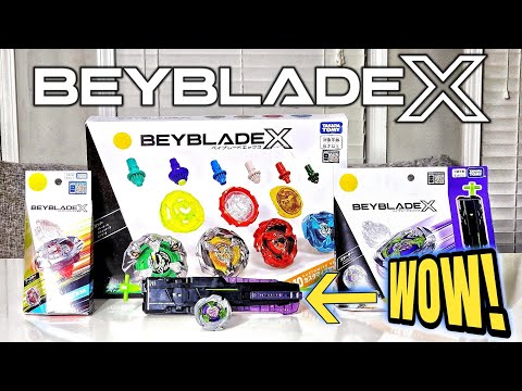 Beyblade X Samurai Saber and Sword Launcher / Customize Set U / Crimson Garuda - Unboxing & Battles