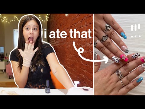 becoming my own nail tech (doing gel x at home)
