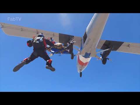 Just a casual day falling from the sky — skydiving was a blast! 🪂😎”