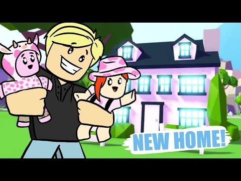 Our New Family Home And We Adopted Again Roblox Baby City Role Play - roblox family home