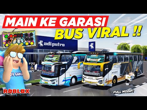 MAIN KE GARASI ADI PUTRO BELI BUS TELOLET BASURI MODIF VIRAL !! ROLEPLAY BUS INDONESIA - Roblox