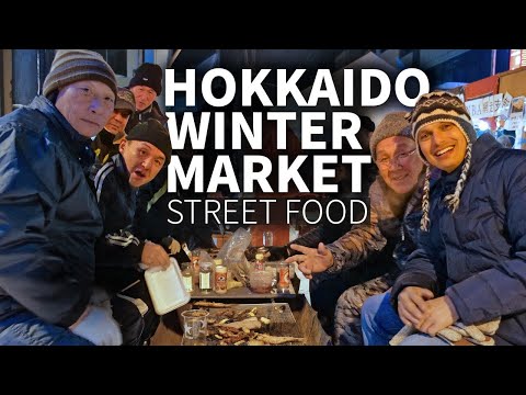Hokkaido Winter Market & Street Food Experience ? ONLY in JAPAN