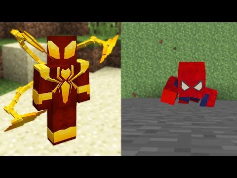 EN GÜÇLÜ SPIDER-MAN HANGİSİ? - Iron Spider vs Tobey (Minecraft)