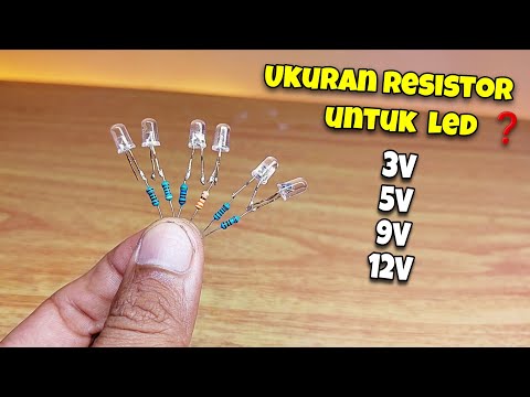 UKURAN RESISTOR UNTUK LAMPU LED 3 VOLT ‼️