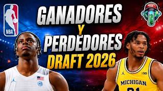 🏀🔥 GANADORES y PERDEDORES del DRAFT 2026 | ¿Quién acertó y quién falló?