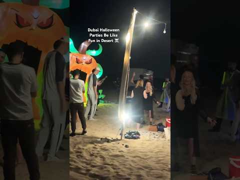 Halloween 🎃 Parties in Dubai 🇦🇪 Be Like Fun in Dark Desert ☠️ #halloween #desertfun #dubai
