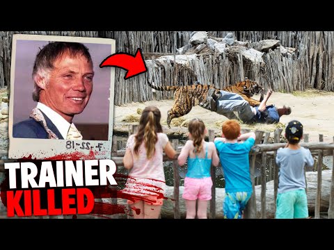 This Tiger Kills Trainer Wayne Franzen In Front of 200 Children!