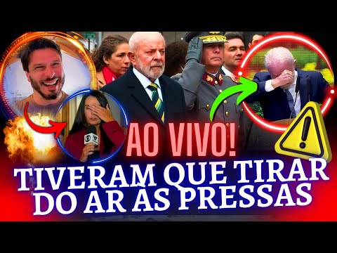 🚨Lula é XINGADO em cobertura AO VIVO da Globo⛔ FINGEM falha técnica e TIRAM DO AR!