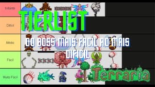 A Tierlist de Bosses do Terraria