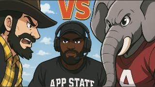 Ryan Williams is UNSTOPPABLE! We use App ST VS Alabama! Can we pull off the upset? #cfb26