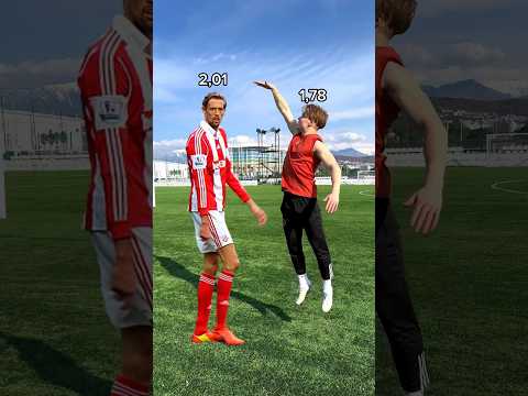 ?๏ธ? HOW TALL ARE THESE FAMOUS FOOTBALLERS?!? #shorts #football #foryou #challenge #footballers