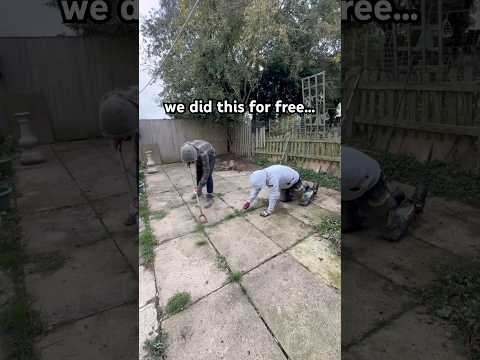 she can finally use her garden