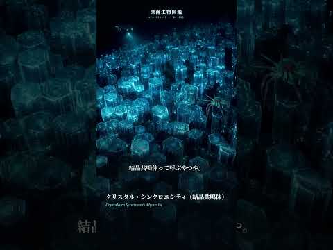 未来の深海生物図鑑 No.082｜クリスタル・シンクロニシティ（結晶共鳴体） #shorts #deepsea #新人vtuber