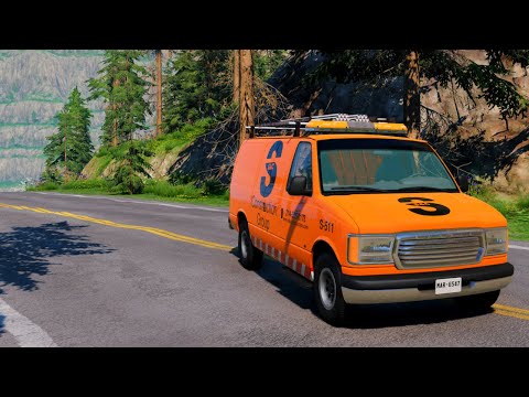 Cliff Roads #17 - Beamng Drive | Crashdriving