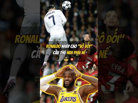 Khi Ronaldo Nhảy Cao Vô Đối – Cầu Thủ NBA Phải Nể 😎💥 #football #bongda