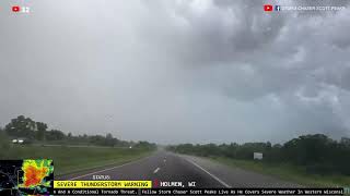 LIVE STORM CHASE: Wisconsin Severe Weather Coverage