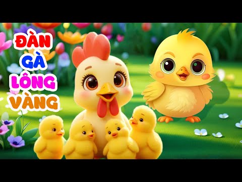 Đàn Gà Con Lông Vàng - Hoạt Hình Đàn Gà Con Remix - Nhạc Thiếu Nhi Vui Nhộn Cho Bé Ăn Ngoan Cả Ngày