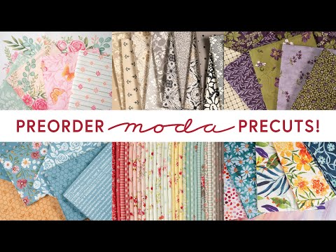 Moda Precuts Summer 2025 Available to Preorder at Shabby Fabrics