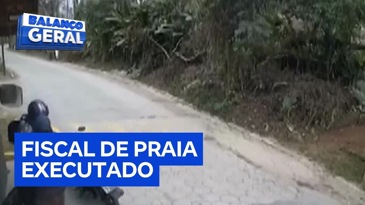 Fiscal de praia é executado por homem vestido como catador de latas em Ubatuba SP