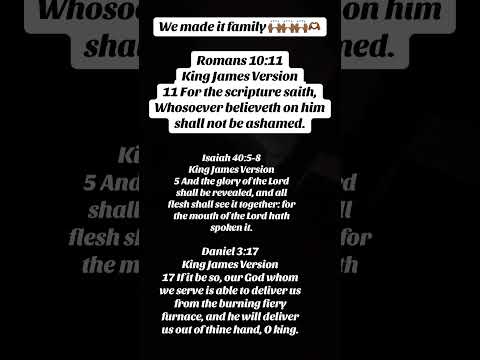 We made it family!!! #fypage #bibleverse #biblepassage #jesuschrist #faith #relationship #motivation