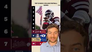 Which Week 2 game are you most excited for?