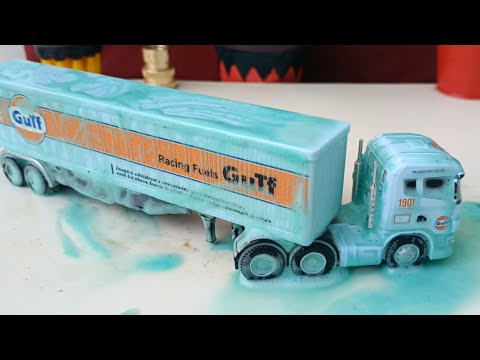 🚛 Satisfying gulf Truck Foam Wash #satisfyingcleaning #asmr 