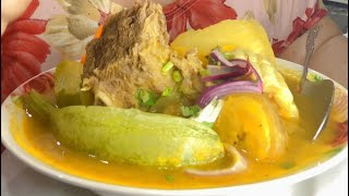 SOPA SALVADOREÑA DE COSTILLA ALTA!!// queda nutritiva y espesa