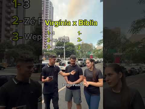 Você conhece mais sobre a Bíblia ou sobre a Virgínia? #shorts