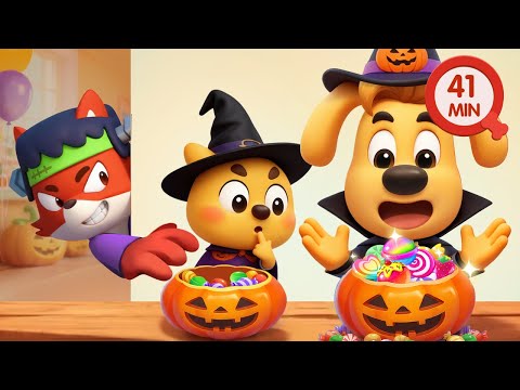 Don't Take My Candy | Halloween Trick or Treat | Kids Cartoon | Sheriff Labrador