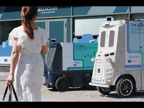 Zero-emission deliveries made out of new smart logistics centre in Helsinki by robots