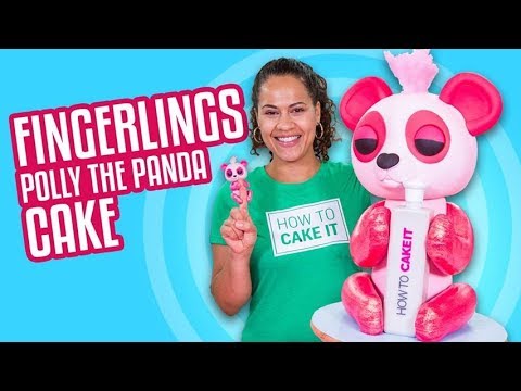 Fingerlings Polly the Panda CAKE! How To Cake It