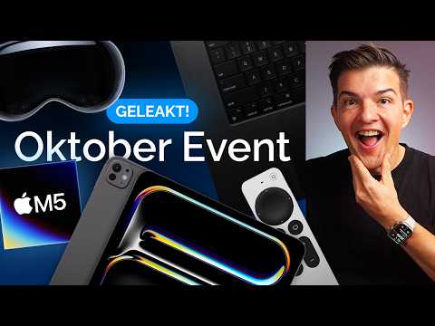Alle Apple Produkte für Oktober offiziell geleakt! iPad Pro, MacBook Pro, Vision Pro & mehr!