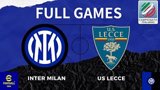 [SEASON 1] Italian League Round 1 Inter Milan vs US Lecce  Full games
