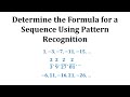 Understanding Sequences and Formulas