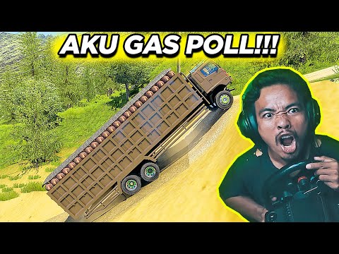Aku Hajar Batu Jomba dengan Hino Lohan Muatan Sawit Full - ETS2