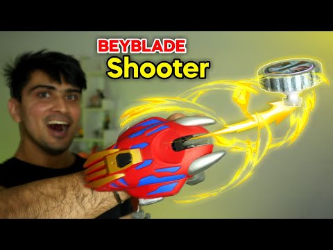 We Can Shoot Beyblade With This Launcher | Beyblade Shooter Unboxing And Review