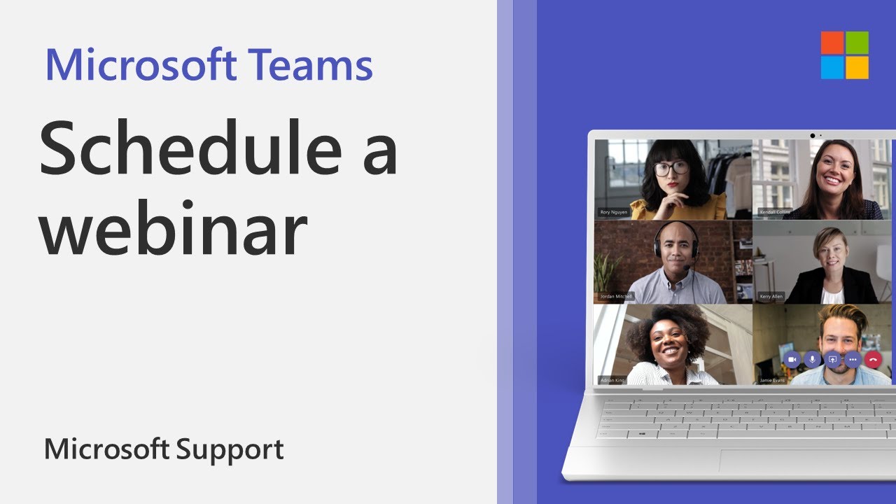 How to Schedule a Webinar in Microsoft Teams 