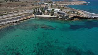 Παλαιά και νέα Εκκλησία Άγιος Θέρισσος (Άγιος Θύρσος) στην Καρπασία - Drone video - Cyprus 2023