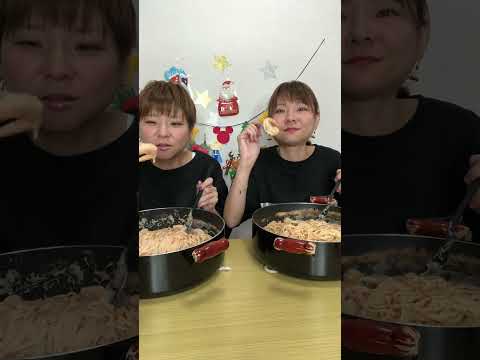 【大食い】海老とブロッコリーのトマトクリームパスタ２０人前。【MUKBANG】【大胃王】