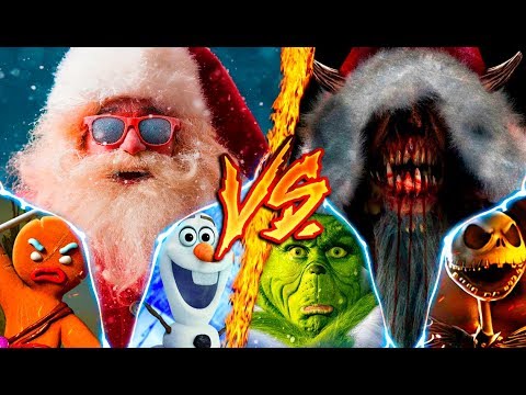 SANTA TEAM VS. KRAMPUS TEAM ║ COMBATES MORTALES DE RAP ║ JAY-F FT. VARIOS ARTISTAS