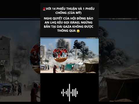 NGHỊ QUYẾT CỦA HỘI ĐỒNG BẢO AN LHQ KÊU GỌI ISRAEL NGỪNG BẮN TẠI DẢI GAZA KHÔNG ĐƯỢC THÔNG QUA