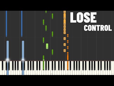 Teddy Swims - LoseControl - Melody and Piano Instrumental (Piano Tutorial)