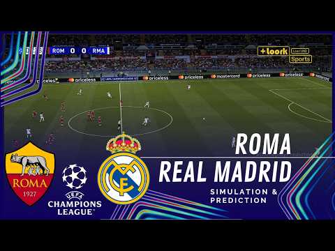 Roma vs Real Madrid UEFA Champions League 26/27 ✅ | Full Match Simulation/Prediction