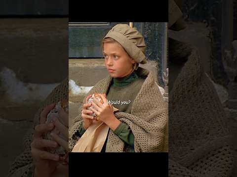 Though famished, she was still willing to give her bread to those in need.#shorts