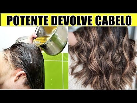 TIREI do ARMÁRIO  e PASSEI no CABELO PAROU DE CAIR e FICOU VOLUMOSO!