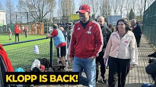 Jurgen Klopp BACK in Liverpool today and talking about Mo Salah leaving!