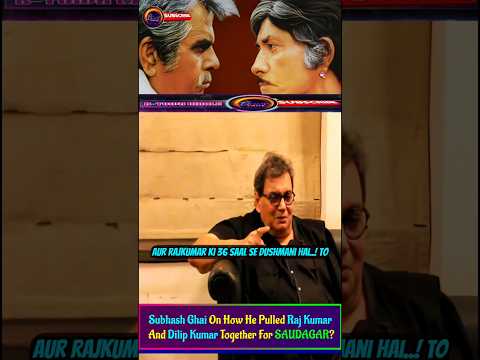 Subhash Ghai Revealed How He Pulled RajKumar And Dilip Kumar Together For Saudagar? | #ytshorts