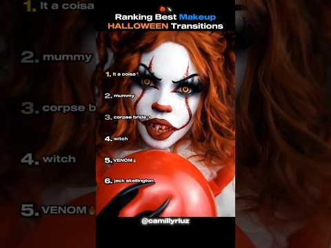 Ranking The Best MAKEUP Halloween Transitions🎃👻