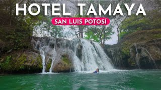 Este hotel tiene su propio río y cascadas 🌊✨ ¡Una joya en Tamasopo!